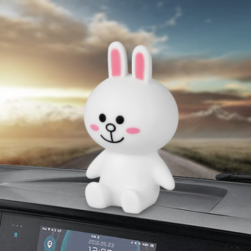 Car Ornaments Cute Rabbit Figure Doll Lovely Automobiles Interior Dashboard Decoration Toys Cartoon Auto Decor Accessories Gifts