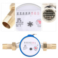 15mm 1/2" Digital Dial Garden Household Water Meter Plastic Cold Water Meter Single Water Flow Dry Table Liquid Measuring Tools