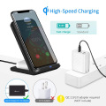 15W 2 in 1 Wireless Charger Stand Quick Charge Pad Dock Station For iPhone 12 11 XS XR X 8 Airpods Pro Samsung S20 S10 S9 Buds