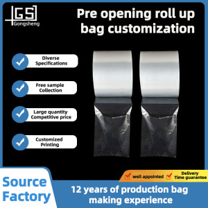 Pre-opening point-breaking roll bag