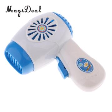 1Pc Simulation Pretend Toy Mini Home Appliances Model Toys for Kids Baby Role Play Toys Blue Hairdryer Hair Dryer