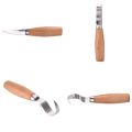Stainless Steel Woodcarving Cutter Woodwork Spoon Carving Knife Tools Kit