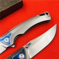 CH CH Original EMPEROR Outdoor Folding Knife S35VN Steel Titanium Alloy Handle Camping Fishing Tool for Survival