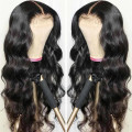 Natural color body wave wig