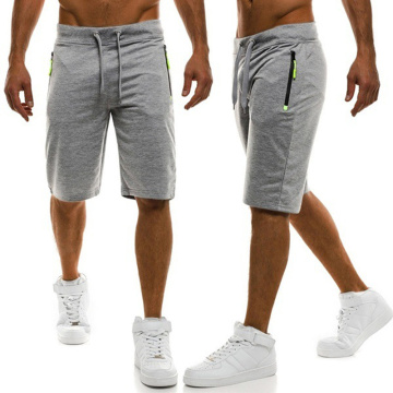 2020 New Men Solid Shorts Casual Male Hot Sale Zipper Cargo Shorts Knee Length Mens Summer Short Pants Homme