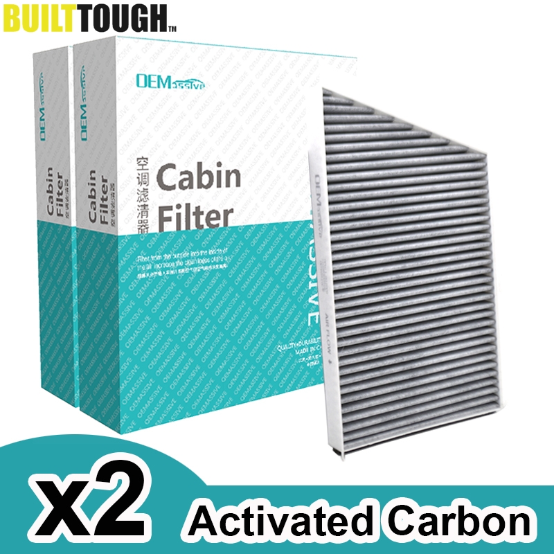 2x Car Pollen Cabin Filter Activated Carbon For Mercedes-Benz C-Class S202 W203 CL203 CLK C209 A209 CLC-Class CL203 2038300918