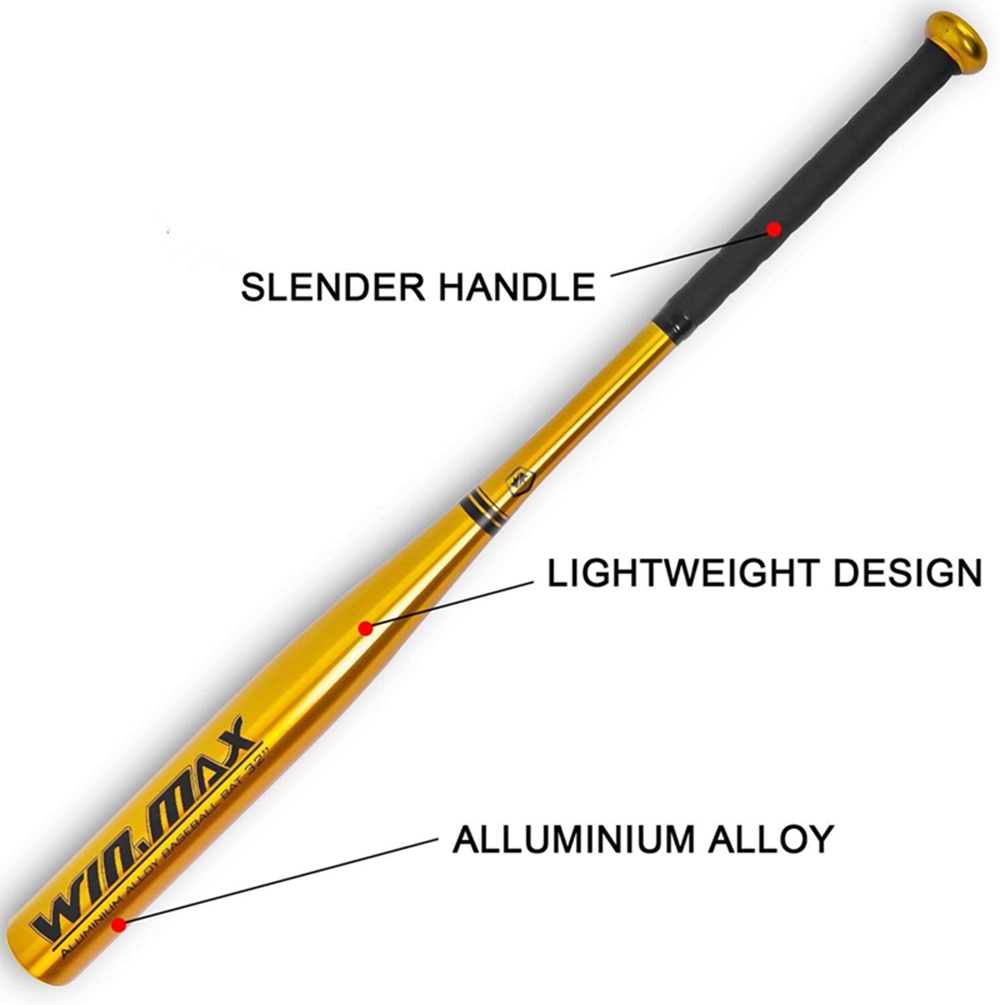 WINMAX 32 Inch / 81 cm Aluminum Alloy Softball Training Baseball Bat
