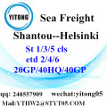 Ocean Freight From Shantou to Helsinki
