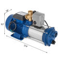 EU Warehouse 2200W Centrifugal Jet Water Pumps 160 L/Min Blue Free Shipping