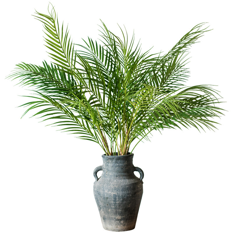 90cm Tropical Palm Tree Large Artificial Plants Fake Palm Leaves Plastic Coconut Tree High Quality Plants For Home Wedding Decor