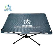 Carbon fiber portable folding tabletop desk camping table