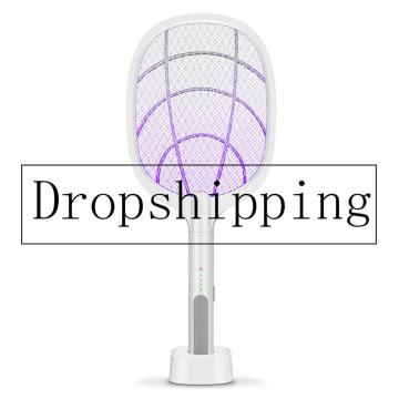 3000V Electric Bug Zapper Mosquito Swatter USB Rechargeable Fly Swatter Large Bug Zapper Mosquito Racket For Indoor Outdoor