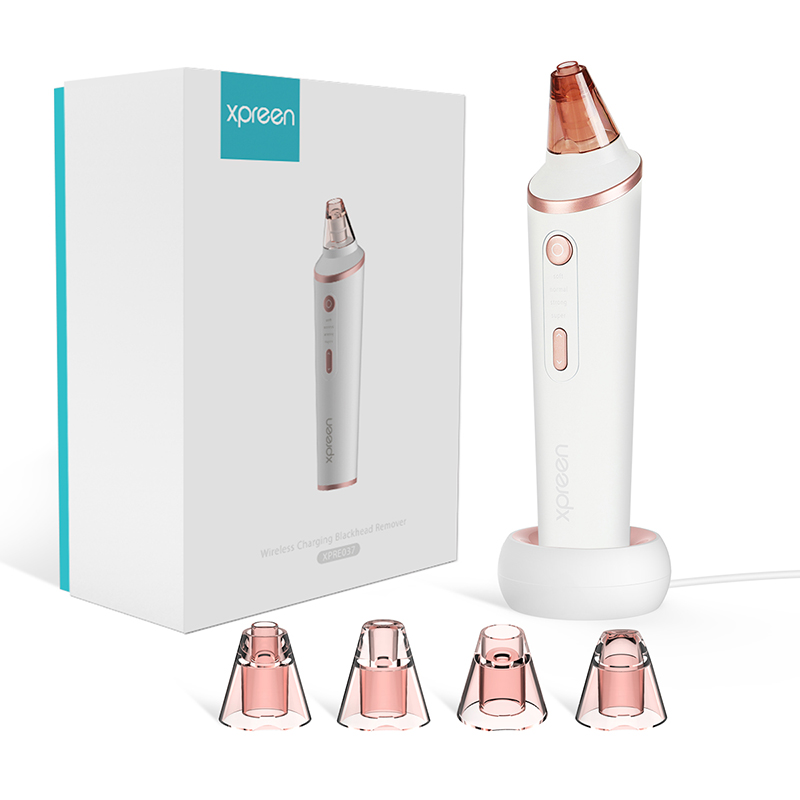 Vacuum Blackhead Remover,Xpreen Pore Vacuum Cleaner Electric Blackhead Vacuum Suction Skin Care Tools Wireless Charge Base