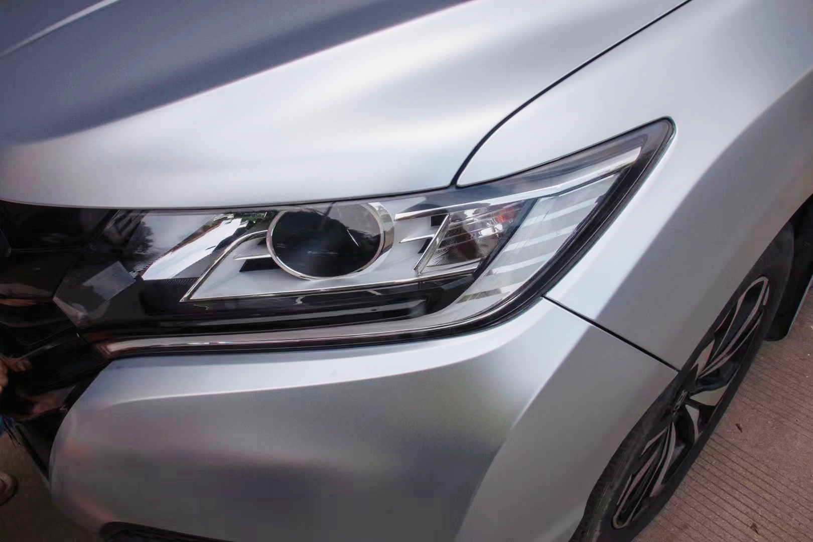 Metal Silver wrap For Car