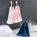 1Pc Coral Fleece Kitchen Towel Washing Plate Dish Towel Cloth Reusable Rag Absorbent Home Cleaning Cloth Soft Hand Towel