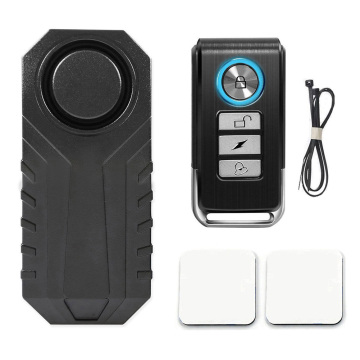 New 113dB Wireless Anti-Theft Vibration Motorcycle Bicycle Waterproof Security Bike Alarm with Remote Car Styling