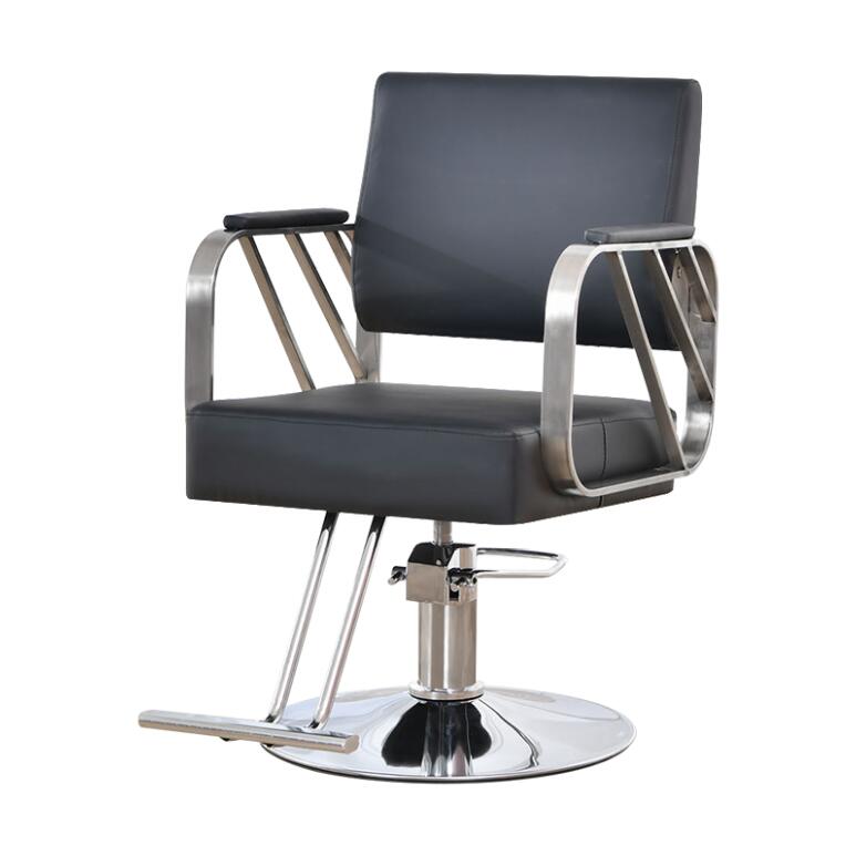 HAIR SALON BARBER CHAIR hair salon special lift can put down barber shop haircut barber chair net red stool