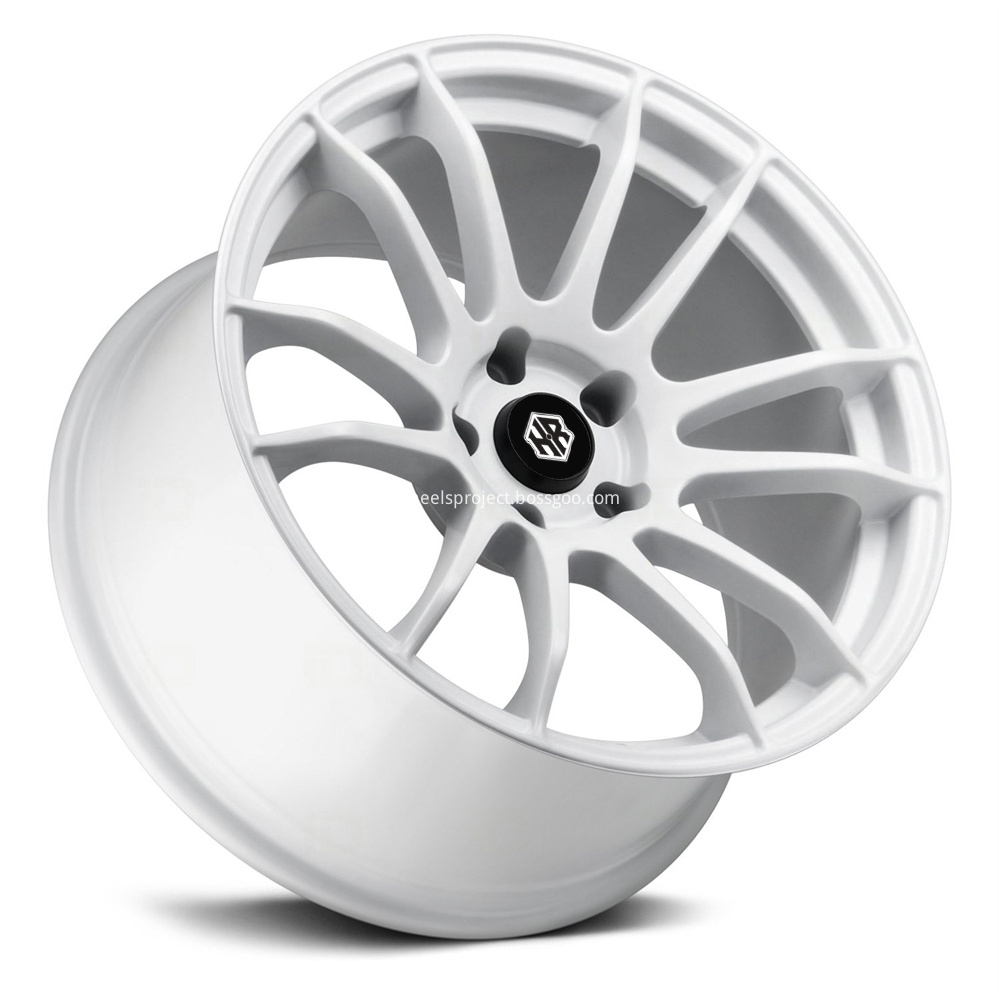 H R Tech Wheels Hre52 White Angle