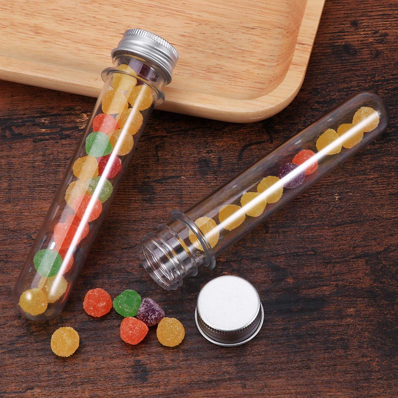 Test Tubes Transparent Storage Tubes With Lid - Bead Storage Tubes - Plastic Tube For Beads, Seed Beads, Jewellery And Candy S