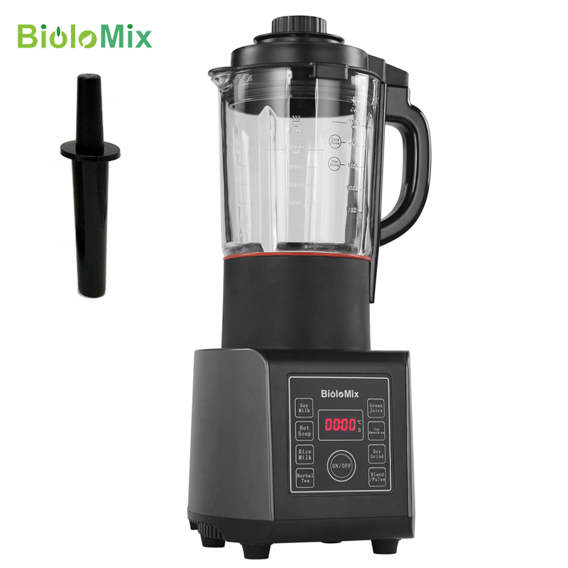 BPA FREE 1.75L Glass Jar Digital Cooking Blender Hot Soup Maker Cooker Mixer Juicer Food Grinder Processor With Heating Function