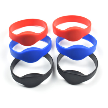 100pcs/Lot 125Khz T5577/EM4305 Rewritable RFID Bracelet Silicone Wristband Watch Copy Clone Blank Card In Access Control Card