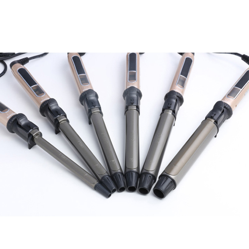 USHOW Hot LCD Professional Ceramic Curling Iron Digital Hair Curlers Styler Heating Hair Styling Tools Magic Curling Wand Irons