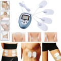 Electric Digital Therapy Machine LCD Screen Massage 4 Machine Muscle Body Massager Physiotherapy Pads Tens Slim Acupuncture H6F4