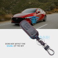 Real Leather Car Key Case For Mazda 3 CX3 CX5 CX7 CX9 Speed 3 Smart Remote Control Fob Protector Cover Keychain Bag Accessories