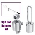 Chrome/Stainless Steel Rotisserie Grill Balance Kits Spit Rod Counterweight Outdoor Camping BBQ Accessories DIY Barbecue Tools