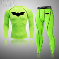 Batman New Winter Men Thermal Underwear Sets Elastic Warm Fleece Long Johns For Mens Leggings Breathable Thermo Underwear Suits