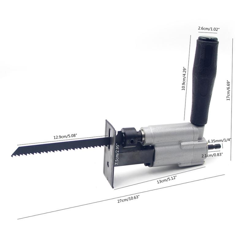 Electric Drill Connection Saw Cutter Woodworking Reciprocating Saw Chainsaw Home Saber Portable Wood Cutting Tools