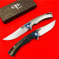 CH CH Original EMPEROR Outdoor Folding Knife S35VN Steel Titanium Alloy Handle Camping Fishing Tool for Survival