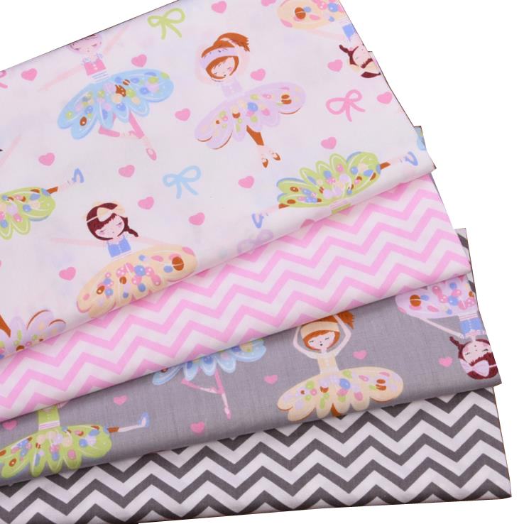 Syunss Princess 100% Cotton Fabric Diy Patchwork Cloth For Quilting Baby Cribs Cushions Girl Dress Toy Sewing Tissus Material