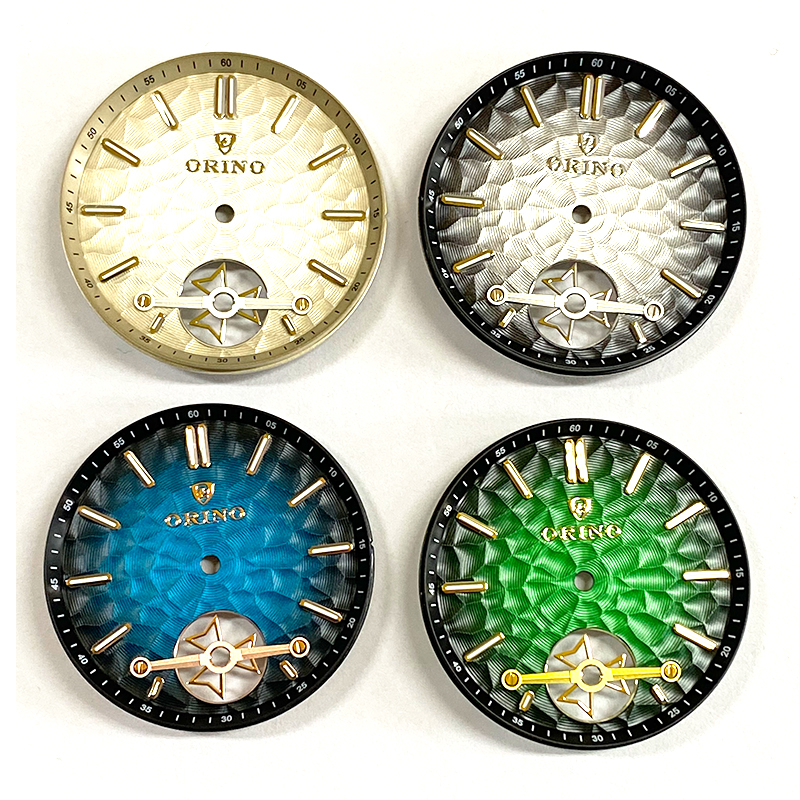 Fume watch dial