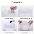 Home Office Essential Oil Diffuser 500ML Ultrasonic Air Humidifier Aroma Diffuser Timer Adjustable Mist Maker LED Night Light