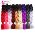 Colorful Braiding Hair 24Inch Synthetic Braiding Hair Extensions Jumbo Braids 100g/Pc For Women Alibaby