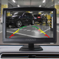 ZIQIAO Parking Display System with 5 Inch LCD Monitor Universal Reverse Rear View Camera Optional