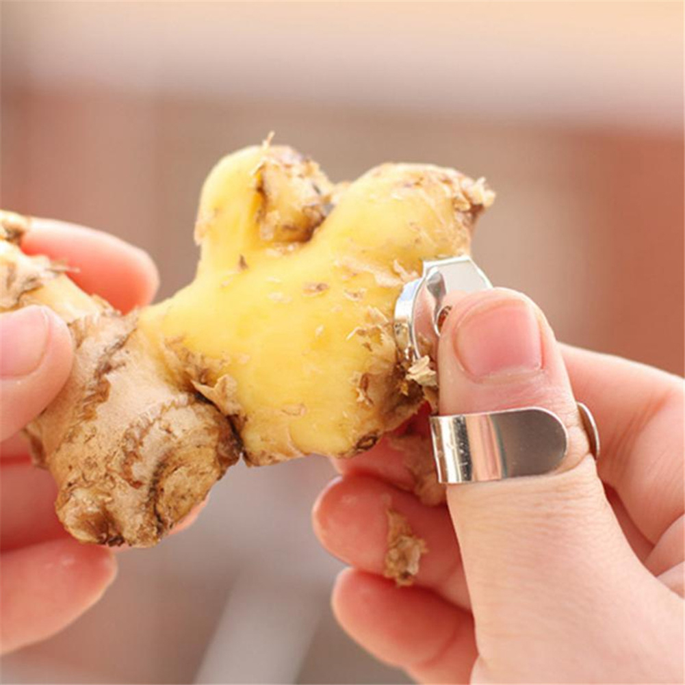 Finger Garlic Peeler Fruit Vegetable Kitchen Ginger Garlic Chestnut Slicer for Garlic Ginger Peeler Kitchen Cooking Accessories