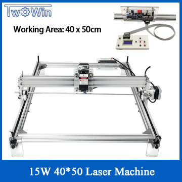 15W Big Laser Power 4050 Laser Machine Desktop DIY Violet Laser Engraving Machine Picture CNC Printer Working Area 40cmx50cm