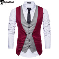 mens suits Vest new male Top boys popular selling fashion business casual wear men Waistcoat clothing Hot sale