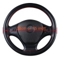 DIY 38cm Steering Wheel Covers soft Leather braid on the steering-wheel of Car With Needle and Thread Interior accessories