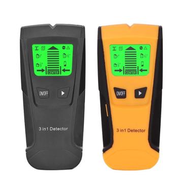 3 In 1 Metal Detector Wall Detector Wood Column Metal Wire Voltage Detector Beam-Column Detector AC Voltage Wall Scanner