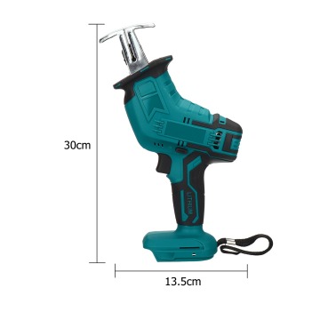 Electric Saber Li-Ion Battery For Wood Metal Portable 18V Cordless Reciprocating Saw Blade Chain Cutting Power Tool