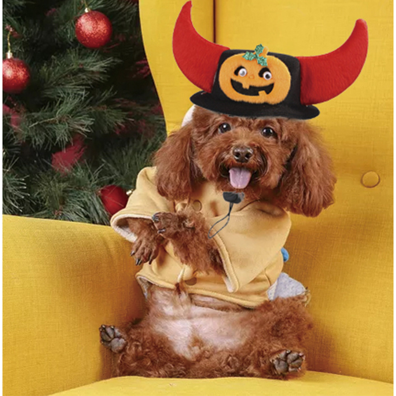 Dog Costume Creative Funny Dog Cap Pet Hat Dog Halloween Christmas Headgear Cat Funny Headwear Supplies Christmas Dog Decoration