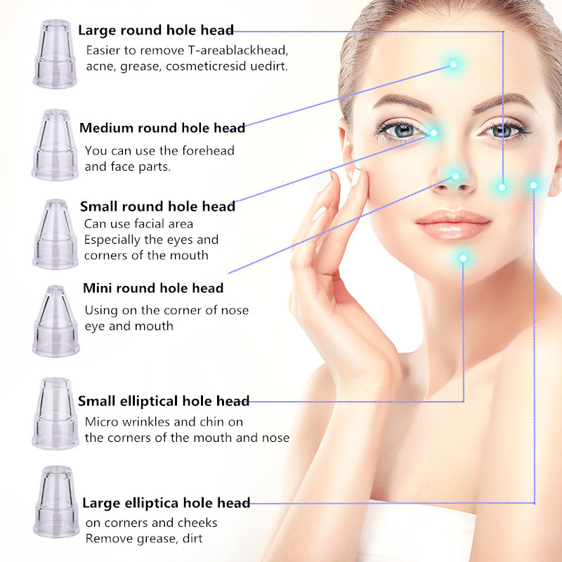 Blackhead Acne Remover Electric Black Spots Pore Cleaner Acne Remover Acne Tool Suction Facial Nose Blackhead Acne Cleaner