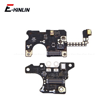 For HuaWei P30 P20 V30 K30 Mate 10 20 30 Pro Sim Card Slot Tray Holder Microphone Mic Module Connector PCB Board Flex Cable