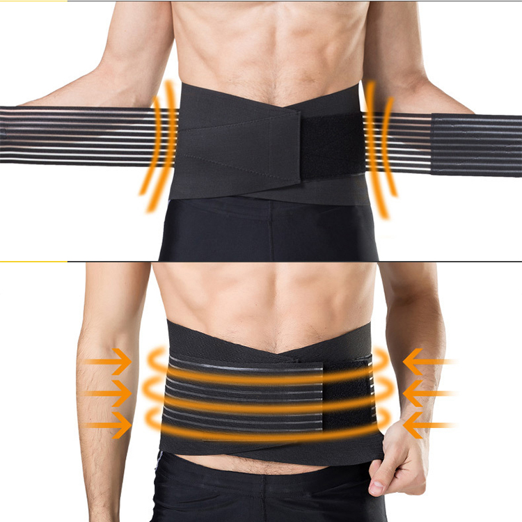 WOSAWE Lumbar Waist Support Brace Belt Waist Trimmer Double Adjust Back Pain Relief Waist Sports Motocross Gym Fitness Belt