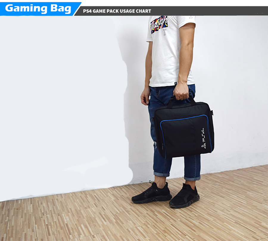 For PS4 Game console Bag Original size For Play Station 4 Console Protect Shoulder Carry Bag Handbag Canvas Case