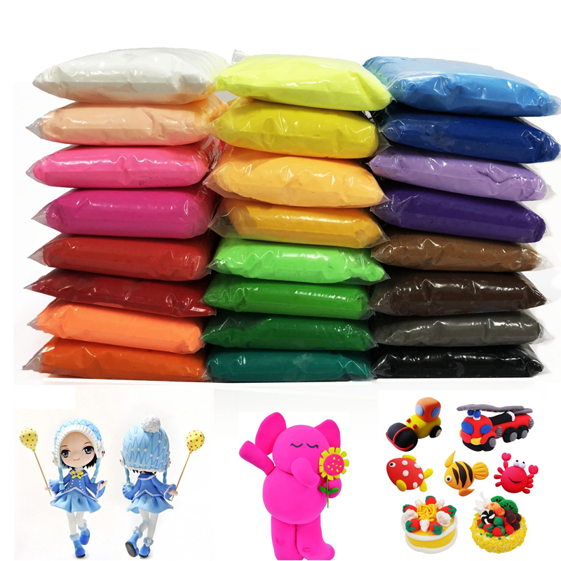 36 Color Air Dry Light Clay With 3 Tool Educational Toy Colorful Plasticine Polymer Creative DIY Clay Toy Kid Girl Birthday Gift