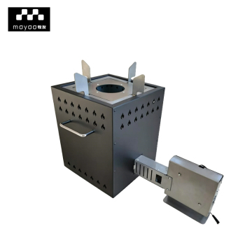 High-Efficiency Outdoor Cooking Stove with Air Blower